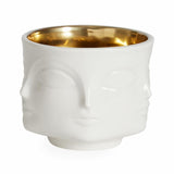 Jonathan Adler Muse Bowl White Gold