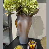 Vase Flexy, Amber farge i H.40 og H.29 cm