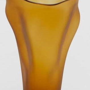 Vase Flexy, Amber farge i H.40 og H.29 cm